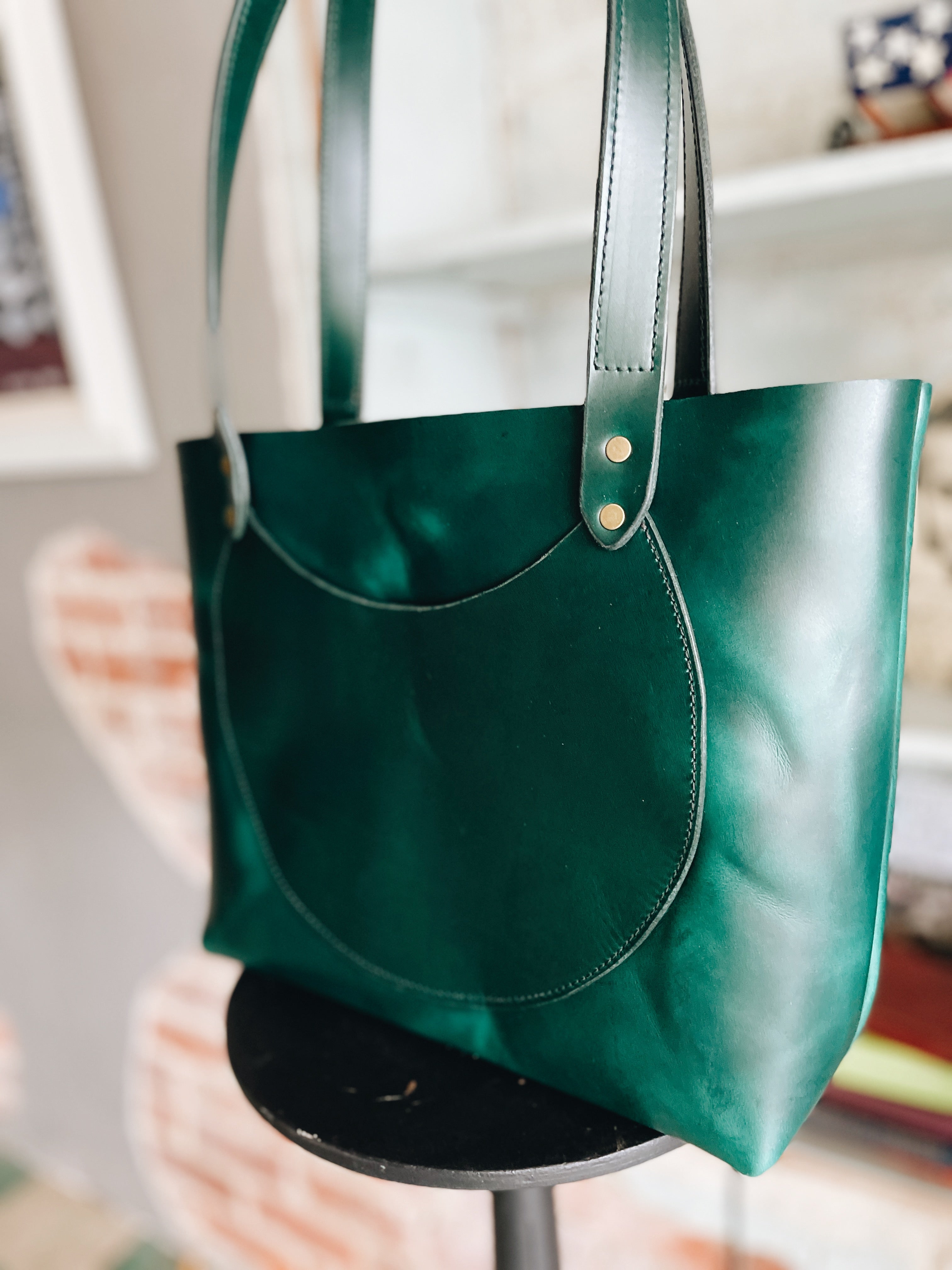 Burgundy Chromexcel Tote