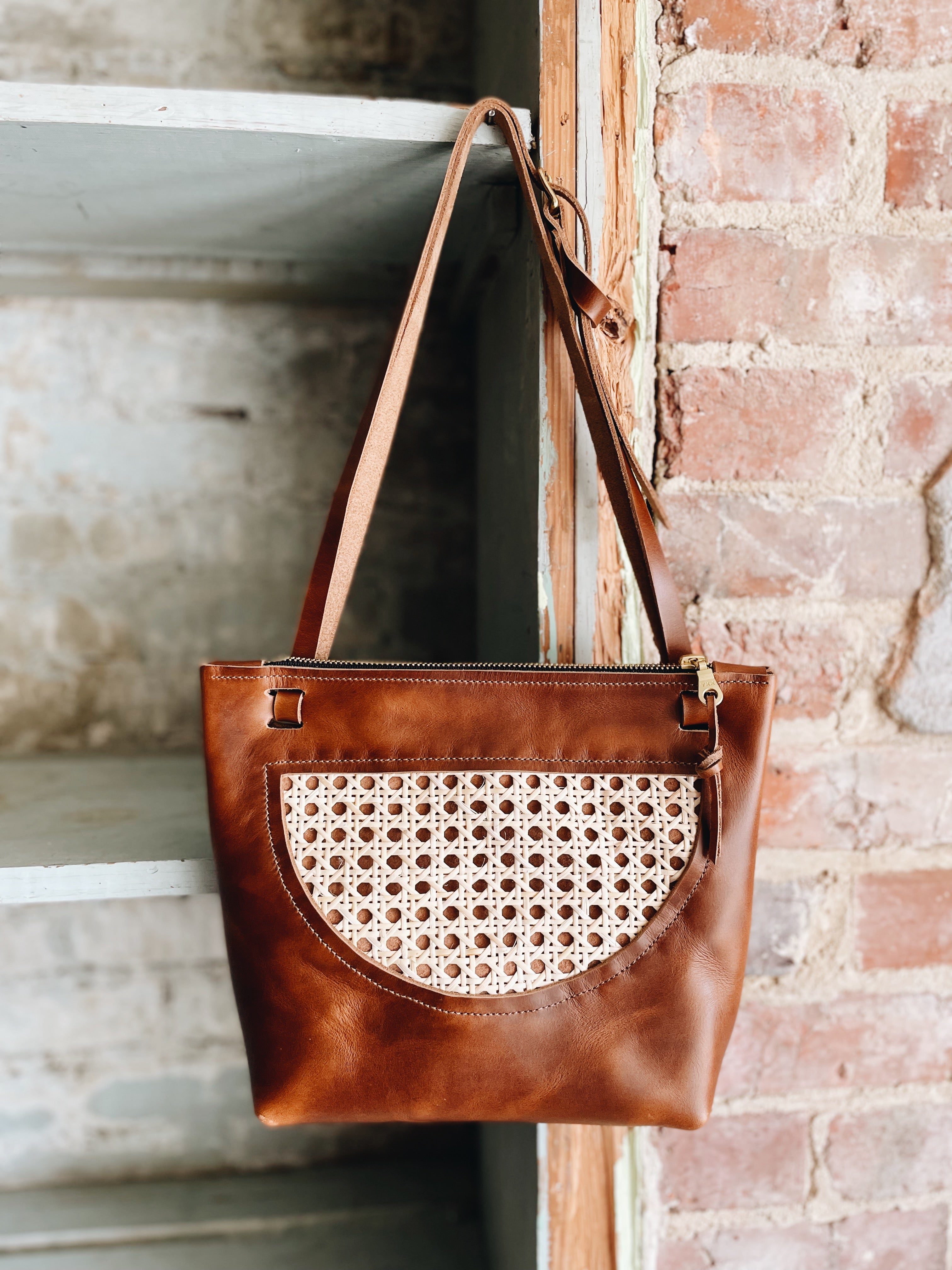 The Riviera Leather Western Crossbody Purse